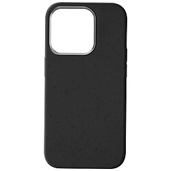 Avizar Coque pour iPhone 15 Pro Silicone Anti-traces Recyclable Classic Case Bio Noir