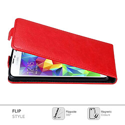 Avis Cadorabo Coque Samsung Galaxy S5 MINI / S5 MINI DUOS Etui en Rouge