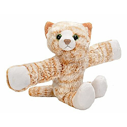 Wild Republic Huggers chat tigrA en peluche, bracelet Slap, animal en peluche, jouets pour enfants, 20,3 cm (19566)