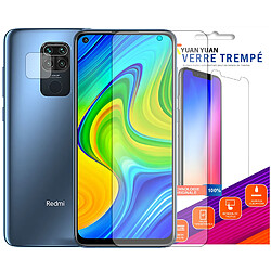 Verre trempé pour Xiaomi Redmi Note 9 + Verre Trempé Camera Arrière Protecteur - 9H Film Protection en Verre Trempé - Visiodirect -