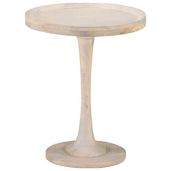 Acheter vidaXL Table d'appoint Ø60x75 cm Bois de manguier massif