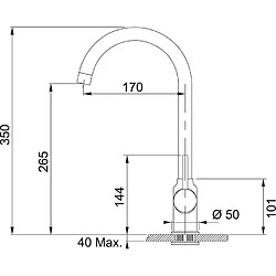 Franke 115.0622.942 robinet Chrome