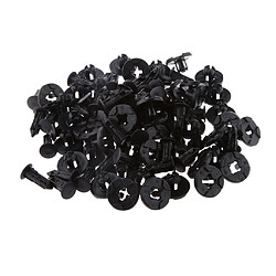 Lot 50pcs 8mm Voiture Plastique Clips Rivets De Fixation Pare-chocs Fender Poussoirs Pour Nissan