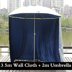 Universal Coque de parapluie de pêche bâche anti-pluie Parapluie de pêche en plein air 2,2 M Coque universelle anti-pluie, anti-vent, anti-soleil, anti-UV(Vert)