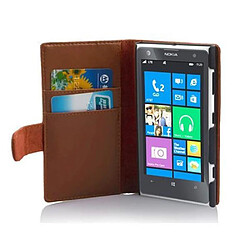 Cadorabo Coque Nokia Lumia 1020 Etui en Brun