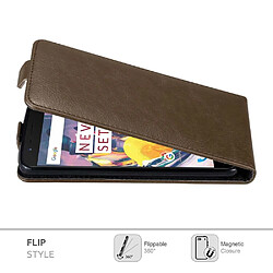 Cadorabo Coque OnePlus 3 / 3T Etui en Marron