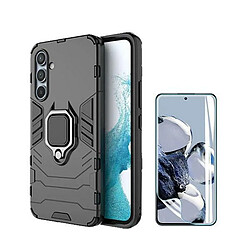 NIS Kit de film gel à couverture complète avant + coque noire Samsung Galaxy S24+ Plus 5G