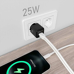 Acheter Chargeur mural Aisens ASCH-25W2P015-BK Noir 25 W (1 Unité)