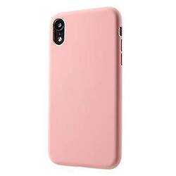 Acheter Universal Étui en silicone liquide rose doux pour votre iPhone XR Apple 6,1 pouces