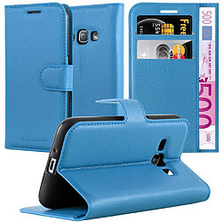 Cadorabo Coque Samsung Galaxy J1 2015 Etui en Bleu