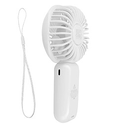 LinQ Mini Ventilateur Portable Silencieux Affichage LED et Lampe intégrée Blanc