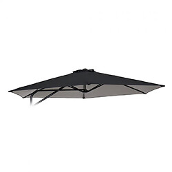 Elios Parasols Toile de remplacement pour tonnelle de jardin 3x3 hexagonal bras en acier Dorico Noir