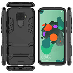 Wewoo Coque Rigide PC + TPU antichoc avec support pour Huawei Nova 5i Pro Noir