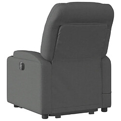 Acheter Maison Chic Fauteuil Relax pour salon, Fauteuil de massage inclinable Gris foncé Tissu -GKD48410