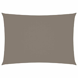 Maison Chic Voile d'ombrage | Voile de parasol | Toile d'ombrage tissu oxford rectangulaire 2x4 m taupe -MN75442