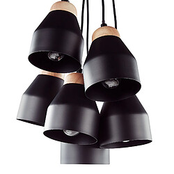 Acheter Beliani Lampe suspension CESTOS Métal Noir