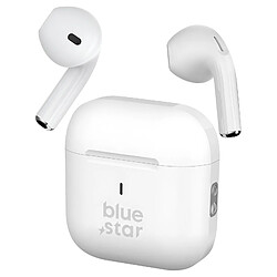 Bluestar Blue Star Écouteurs Bluetooth Microphone intégré Commandes Tactiles Blanc