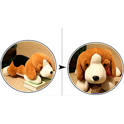 Acheter Universal Cm kawaii peluche chien peluche couché beagle chiot avec vêtements oreiller doux mignon animal poupée bébé fille cadeau d'anniversaire | Peluche animaux