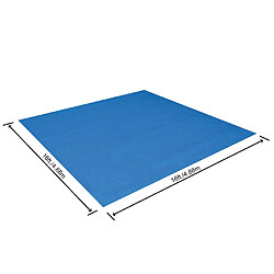 Bestway Tapis de sol pour piscine Flowclear 488x488 cm pas cher