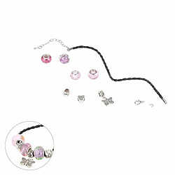 Paris Prix Kit Bracelet Mode Charms 9cm Rose