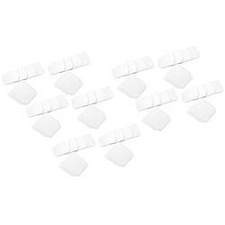 vhbw 50x sacs remplacement pour Makita 443060-3 pour aspirateur - microfibres non tissées, blanc