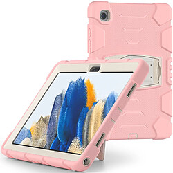 Coque en silicone antichoc, anti-rayures avec béquille Fleurs de cerisier rose pour votre Samsung Galaxy Tab A8 10.5 (2021) X200/205