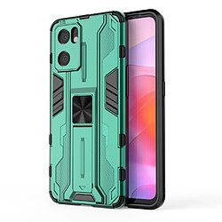 Coque en TPU anti-griffes, anti-choc avec béquille, vert pour votre Oppo Reno7 SE 5G