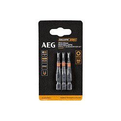 Embouts de vissage balistiques renforcés AEG - 50 mm - 3 pcs - HEX3