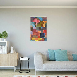 EPIKASA Impression sur Toile Couleur Abstract 8, Multicouleur, Polyester, 70x3x100 cm