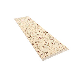 Vidal Tapis de couloir en laine 305x79 beige Darya