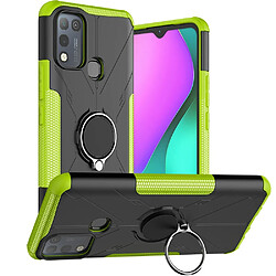 Coque en TPU 2-en-1, airbag quatre coins avec béquille pour votre Infinix Hot 10 Play/X688 - vert