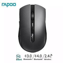 Universal 7200m Souris sans fil multi-modes de souris sans fil silencieuse avec 1600 dpi Bluetooth 3.0 / 4.0 RF 2,4 GHz pour