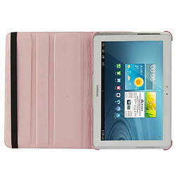 Acheter Wewoo Housse Étui rose pour Samsung Galaxy Tab 2 10.1 / P5100 360 degrés Rotatif Litchi Texture en cuir avec support