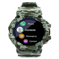 Smartwatch lokmat Sky cadran vert 33mm bracelet en caoutchouc smartwatch