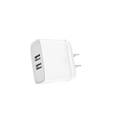 Avis Jaym - Chargeur double Rapide 12w 2 Usb 2,4a pour Apple iPhone 16, Samsung, Android, Tablettes - Blanc pour iPad Pro, iPhone 16/15/14/13 Plus Pro Max, Galaxy S24/S23/S22, Note20,Pixel, Apple Watch