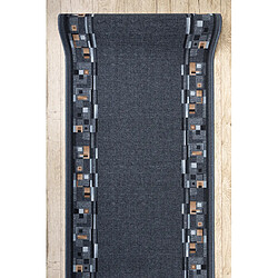 Acheter RUGSX TAPIS DE COULOIR ANTIDÉRAPANT BOMBAY gris 100cm 100x460 cm