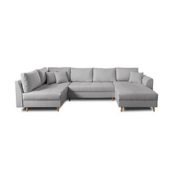 Lisa Design Rune - canapé panoramique - 7 places - style scandinave - gauche pas cher