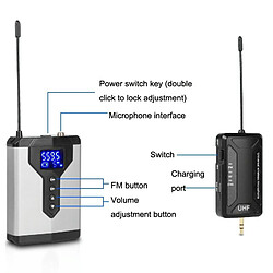 Avis Yonis Microphone Sans Fil Polyvalent USB Plug Play