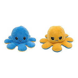 Universal Poupée pouce inversée mignonne - Expression double face, réversible Toydark Blue Yellow