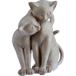 Atmosphera, Createur D'Interieur Statuette Chat - Résine - Chat enlacé