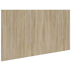 Maison Chic Tête de lit moderne pour chambre - Décoration de lit Chêne sonoma 160x1,5x80 cm Bois d'ingénierie -MN17203