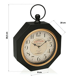 Avis Horloge Murale Versa bLACK Métal (28 x 8 x 40 cm)