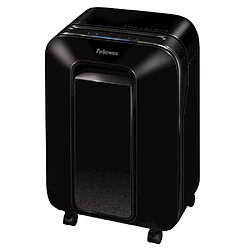 Fellowes LX201 Destructeur de papier manuel Micro-Cut - Détruit jusqu'à 12 feuilles - 22L - Couleur noire