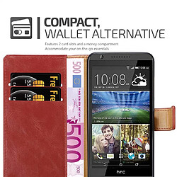 Cadorabo Coque HTC Desire 820 Etui en Rouge pas cher