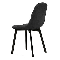 Avis Moloo STELLIA-Chaise en Velours et métal Noir (x4)