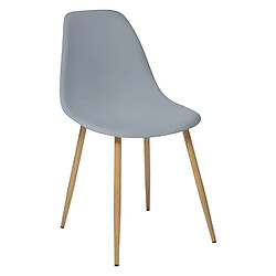 Acheter Toilinux Lot de 4 Chaises design scandinave Taho - Gris