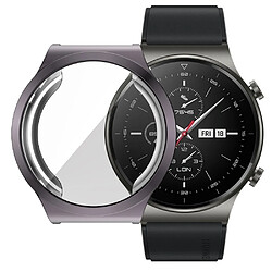 Coque en TPU Couverture Galvanoplastie gris pour votre Huawei Watch GT 2 Pro