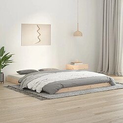 vidaXL Cadre de lit sans matelas 150x200 cm bois massif de pin 