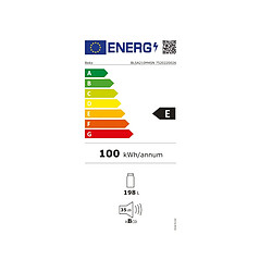 Réfrigérateur 1 porte intégrable à glissière 54cm 198l - BLSA210M4SN - BEKO