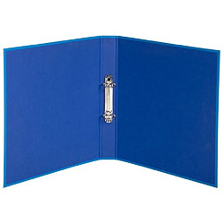 Exacompta Classeur rembordé papier 2 anneaux 30mm Forever - A4 - Bleu clair - Lot de 10